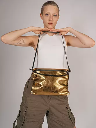 INA KENT | Ledertasche - Umhängetasche MOONLIT Ed. 1 | gold